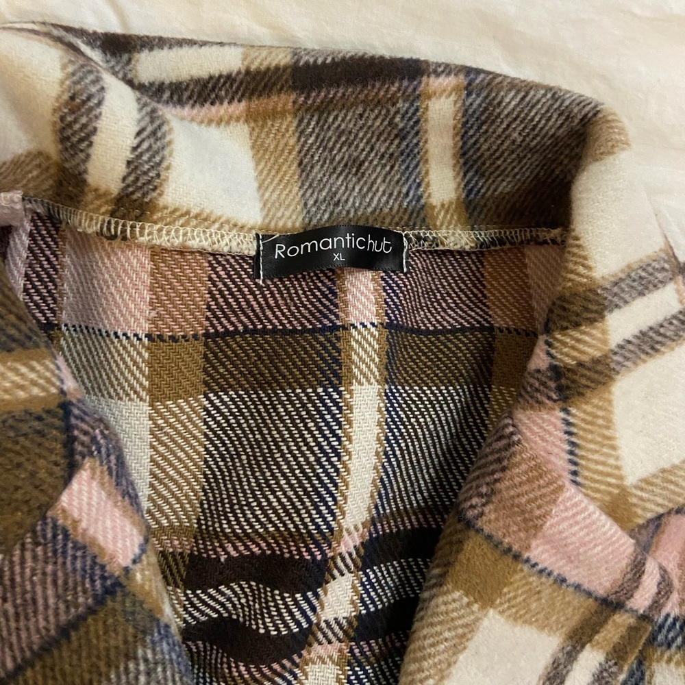 New xl oversized plaid jacket - Picture 8 of 9
